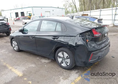 2021 Hyundai Ioniq Hybrid Blue из США, поврежденный, VIN KMHC65LC0MU252971
